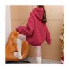 Hooded Sweatshirt for Women Autumn Winter Warm Plus Velvet Korean Style Loose Fashion Versatile Long-sleeved Top