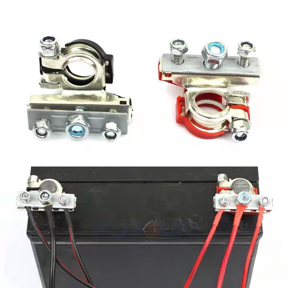 1KS IVECO Hlava pólu baterie Konektor sloupku baterie Svorka baterie Měď pocínovaná niklem Hlava svorky baterie