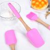 Non-slip Silicone Spatula Set of Three Cake Spatula Oil Brush Spatula 3 Sets of Baking Small Tools