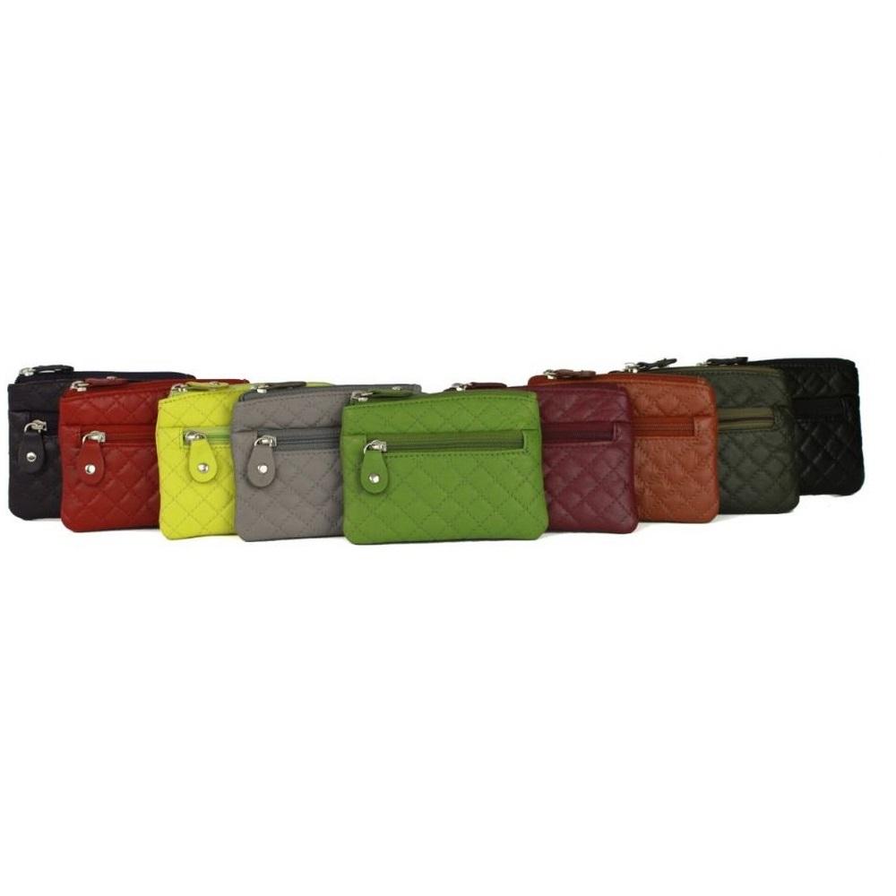 Eastern Counties Leather Womens/Ladies Heidi Quilted Coin Purse (Pack Of 6)