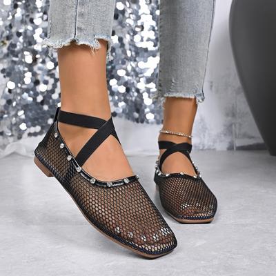 Fashion Women Sandals Casual Lightweight Comfortable Breathable Sandals Summer Platform Mesh Hollow Buckle Sandals Sandalias De Mujer