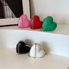 Cute Mini Heart Shaped Shoulder Sling Bag For Women In Colorful Pu Material