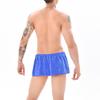 Toweling Pants Elastic Waist Relaxed Fit Breathable Coral Fleece Towel Bathrobe Shorts Homewear