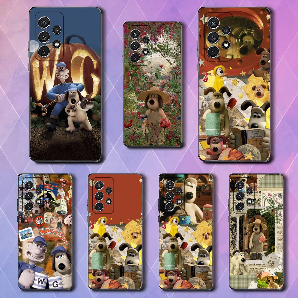 WallaceS niedlicher G-Gromit Luxuriöse Schwarze Handyhülle Für Samsung Galaxy S23 S24 S25 Ultra S22 Plus S21