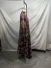 2025 Autumn Bohemian V-Neck Loose Fit Dress - European Style Printed Women's Clothing