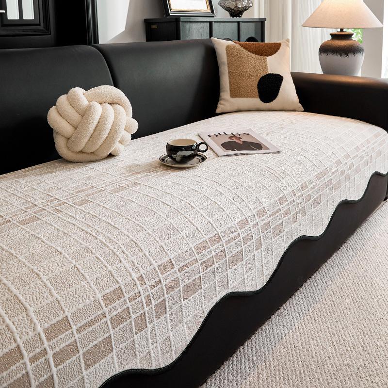 Summer Sofa Mat, Ice Silk Sofa Cushion, Summer Cool Seat Cushion New Non-Slip Cover, Summer Mat