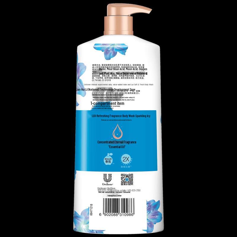 LUX Sparkling Ice Cool Shower Gel & Lotion Duo