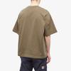 Carhartt WIP SS23 Solid Color Letter Print Crew Neck Short Sleeve T-Shirt Men Tops Yellow Brown I031373-1FF-XX