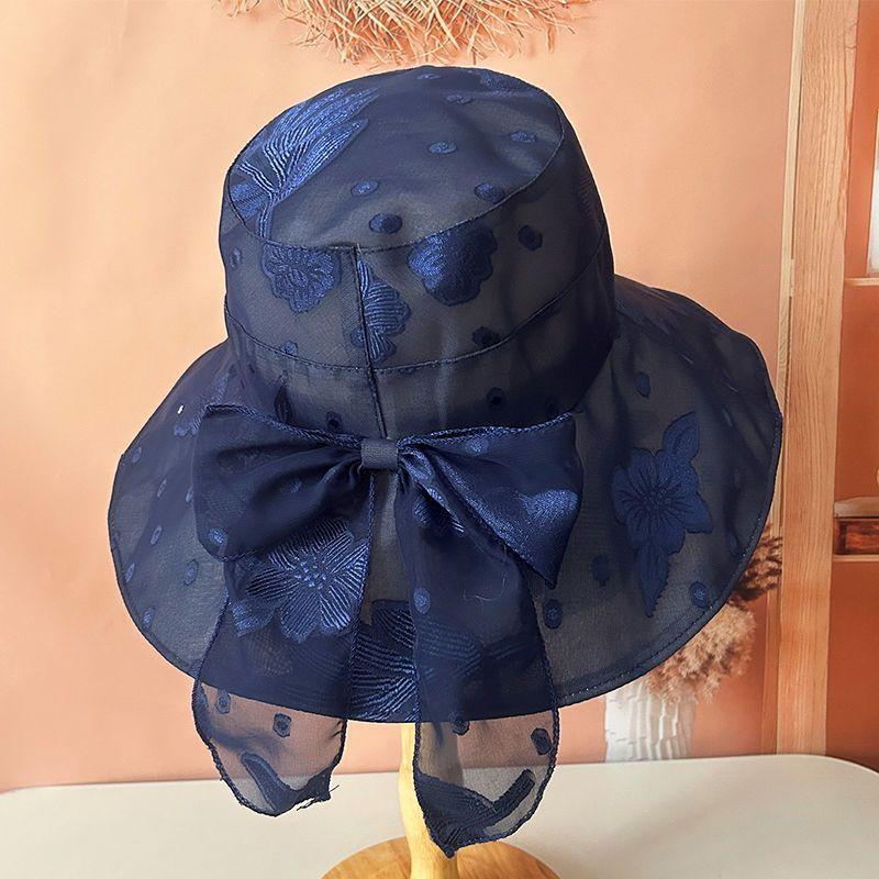 Fisherman's Hat Women's Summer Travel Thin Organza Sun Hat Fashionable Women's Sun Hat Women's Grass Hat