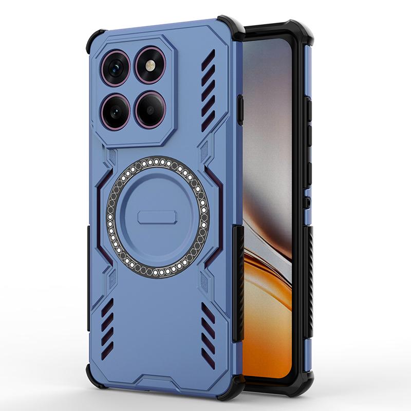 KEYSION Hollow Heat Dissipation Case for Motorola Edge 60 Pro 5G Magnetic Cooling Shockproof Phone Cover for Edge 60 S 60 Fusion
