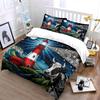 "Artistic Lighthouse Cow Decoration Set" Bedding Set with 1 Duvet Cover 2 Pillowcases Single Double King Queen, Gift