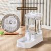 Detachable Automatic Cat Feeder Transparent Pet Feeding Drinking Set  Multi-Pet Household