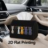 1pc, 2d Flat Printing, Tissue Box Cute Cat Pattern Pattern Printed Tissue Box, Suitable for Home, Kitchen, and Car Decoration, Tissue Dispenser, Ideal