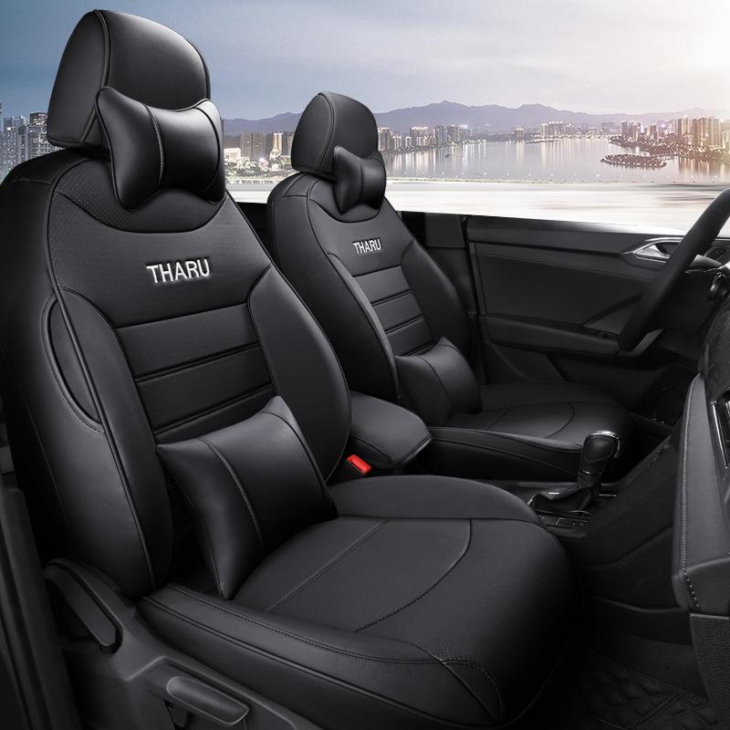Volkswagen Tharu Four-Season Universal Leather Seat Covers - Wear-Resistant, Full Coverage for 5-Seaters