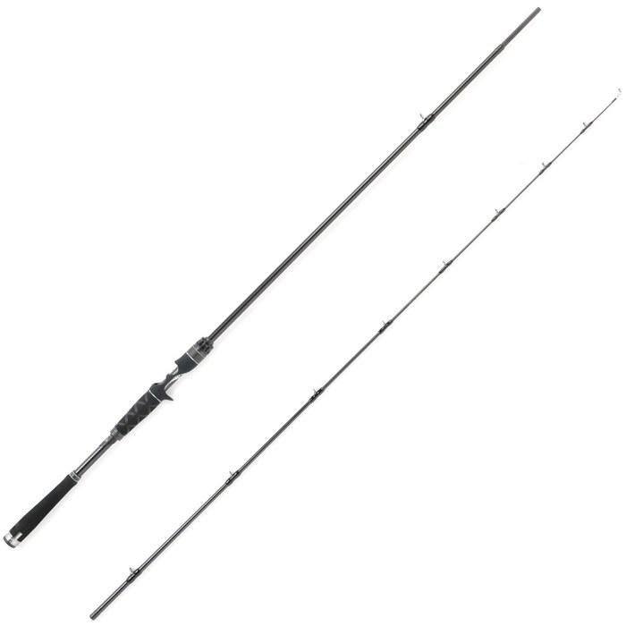AbuGarcia SaltyStage ProtoType Seabass XSBC-742X-BB Black Baitcasting: 7.4X-BB (Extra-Big Bait)