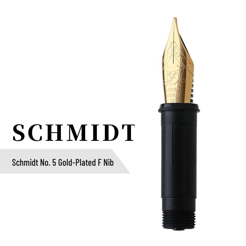 German SCHMIDT Bock Gold-Plated Silver Nib Fountain Pen Set FH241/FH452