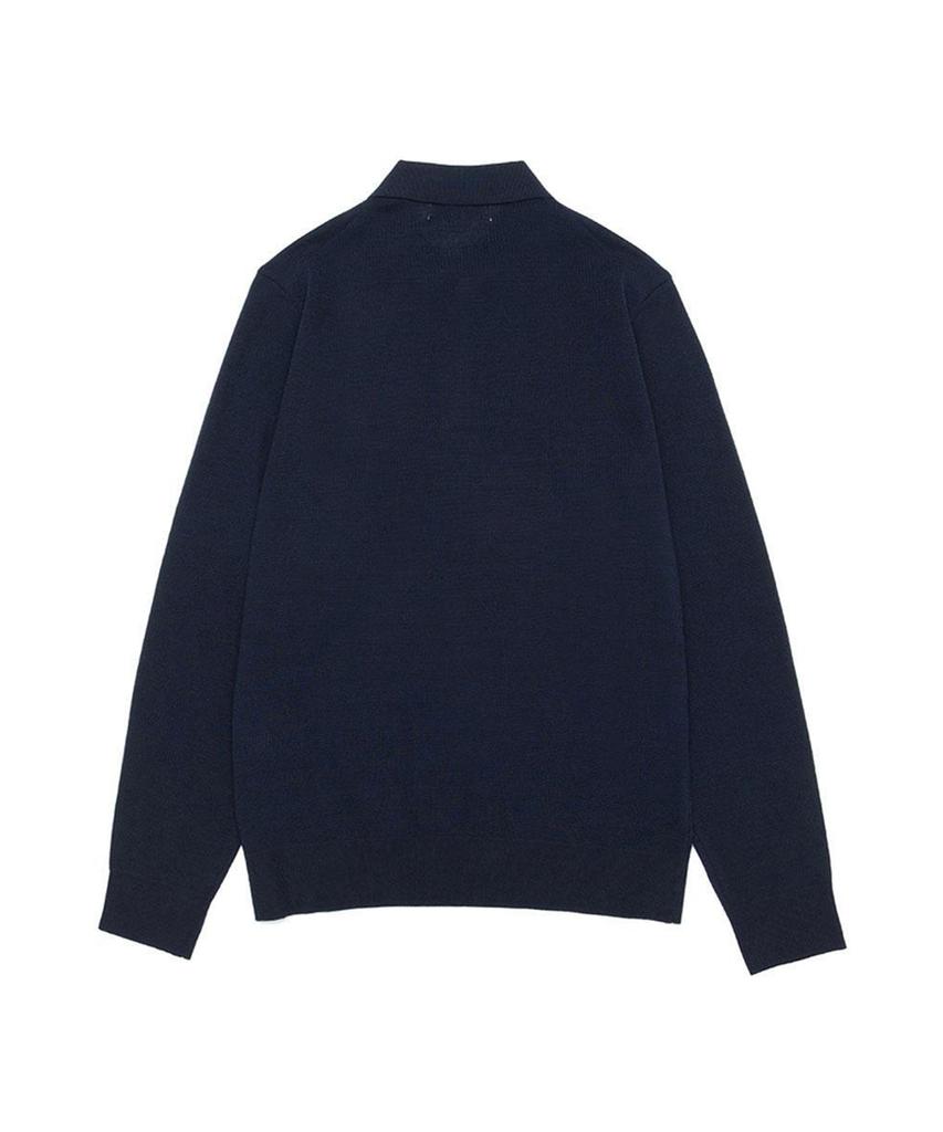 BROOKS BROTHERS 24Ss Mercerized Cotton 100% Polo Sweater (Navy) (Bbwtmb0005Qes)