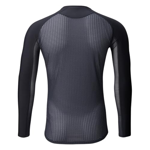PEARL IZUMI Cycling Wear 110 Cold Shade Long Sleeve, Color: 3 Black, Size: M