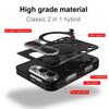 CD Texture Sliding Camshield Magnetic Holder Phone Case For iPhone Duo, TPU PC Shockproof Lens Protective Cover