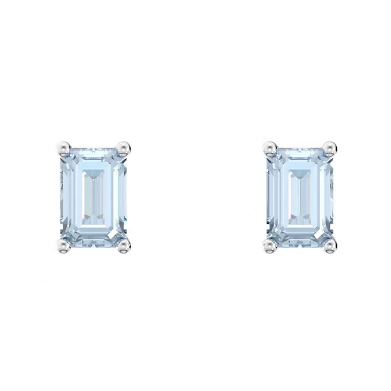 Swarovski Exquisite, elegant, fashionable and versatile Stilla rhodium-plated earrings for women 5639134