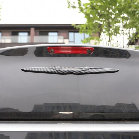 Carbon Fiber Style Rear Car  Decorative Cover Tirm For Chrysler 300 2015+