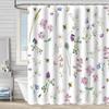 Quick-Drying Waterproof Bath Curtain Washable Partition Curtain Shower Curtains  Home Decoration
