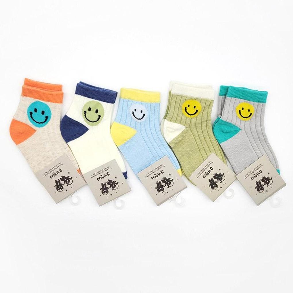 

5-Pair Kids Socks, Oh-Pleasure 5 pairs pack