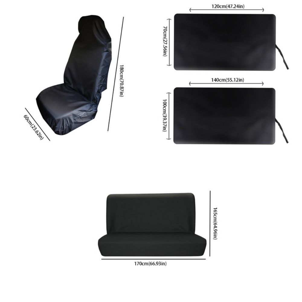 Polyester Car Seat Covers Waterproof Dustproof Cover Universal Seat Cover  Beauty Cleaning