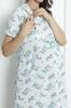 Maternity Tunic Nightgown Short Sleeve Lycra Plus Size Wide Size Range