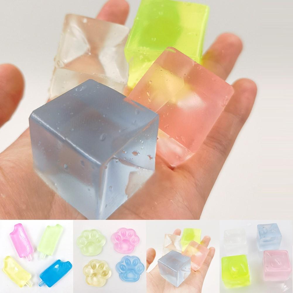 Погрузитесь в успокаивающее сенсорное путешествие с игрушкой Ice Cube 3cm ice cubes — фото 4