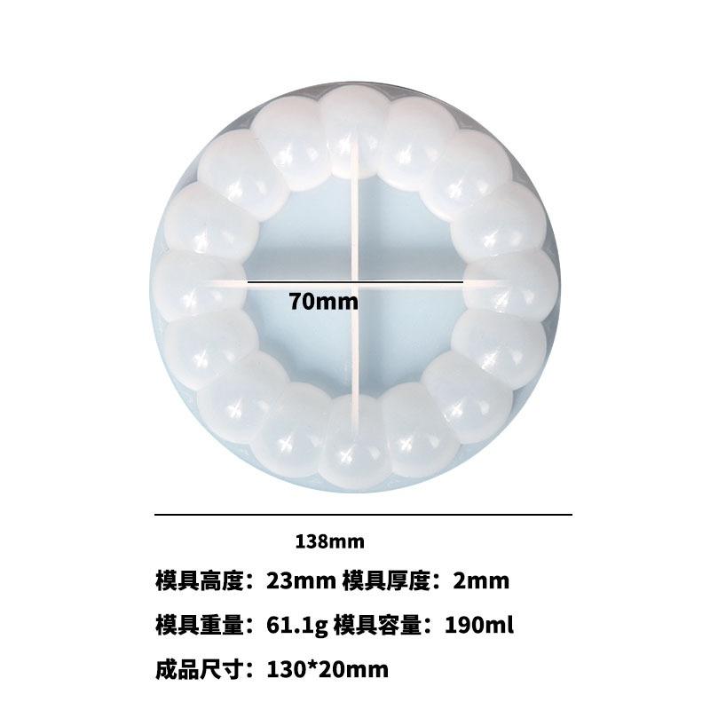 Blasen Untersetzer Gießton Silikonform DIY Handgemacht Tassenuntersetzer Kleine Topf Isolierpads Epoxidharzformen Schmuck Ausstellungsform