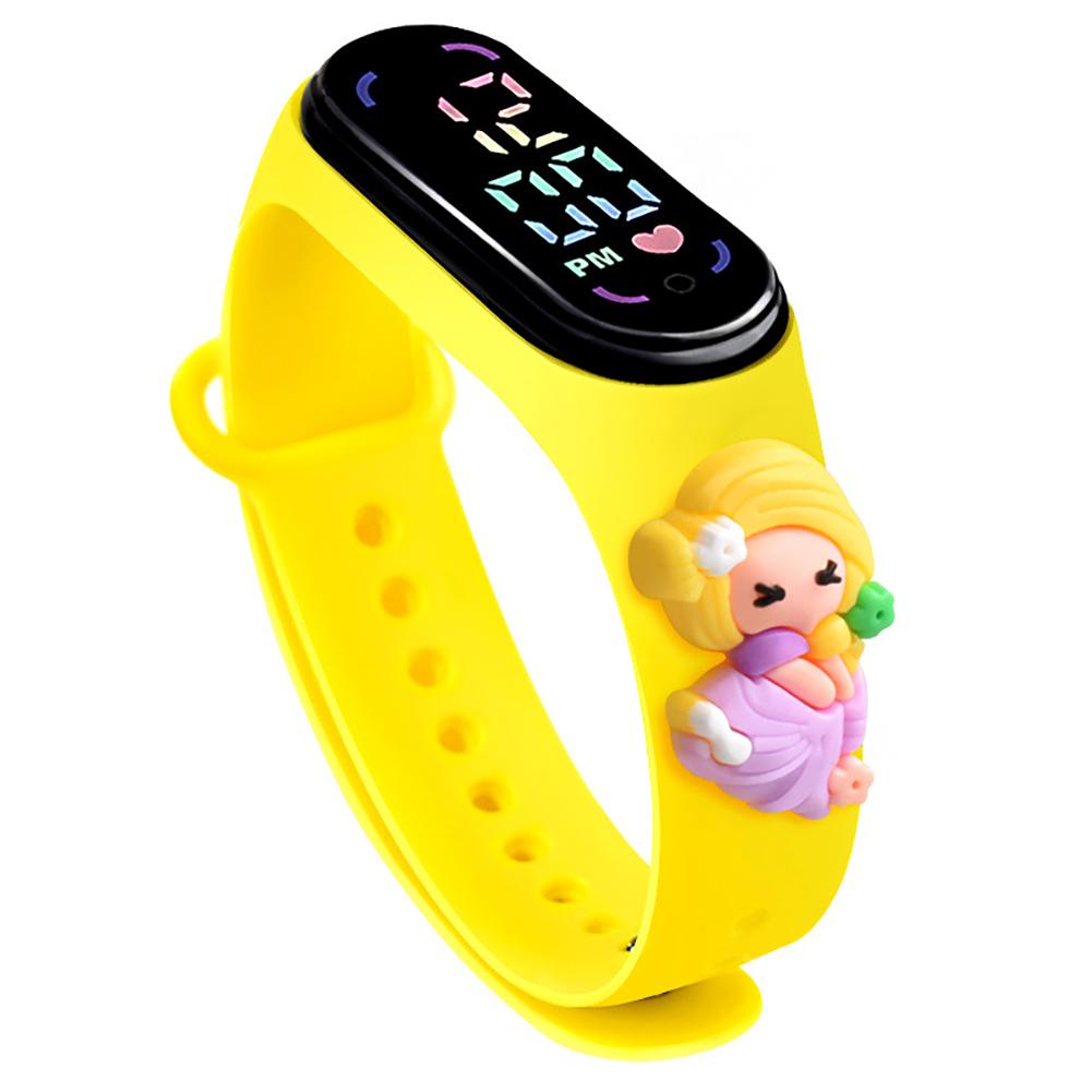 Reloj Electrónico Deportivo para Exteriores para Niños con Muñeco de Dibujos Animados Anime, Reloj Digital con Funciones de Calendario, Hora y Mes