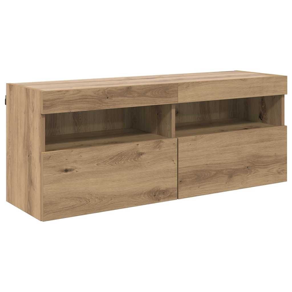 TV Wall Cabinet Artisan Oak 100 x 30 x 40 cm Particleboard