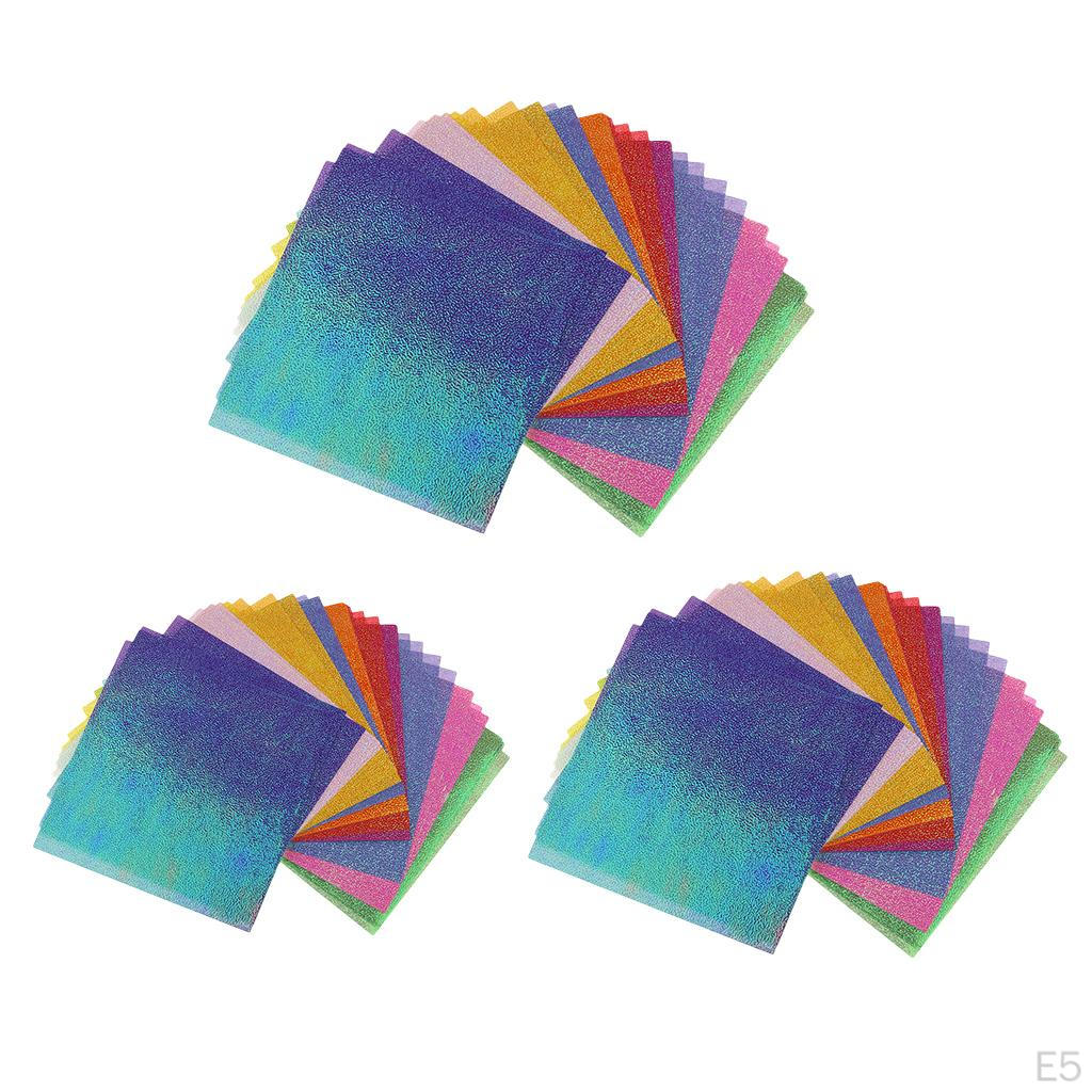 50 Colored Pearl Paper Handmade DIY Folding Craft