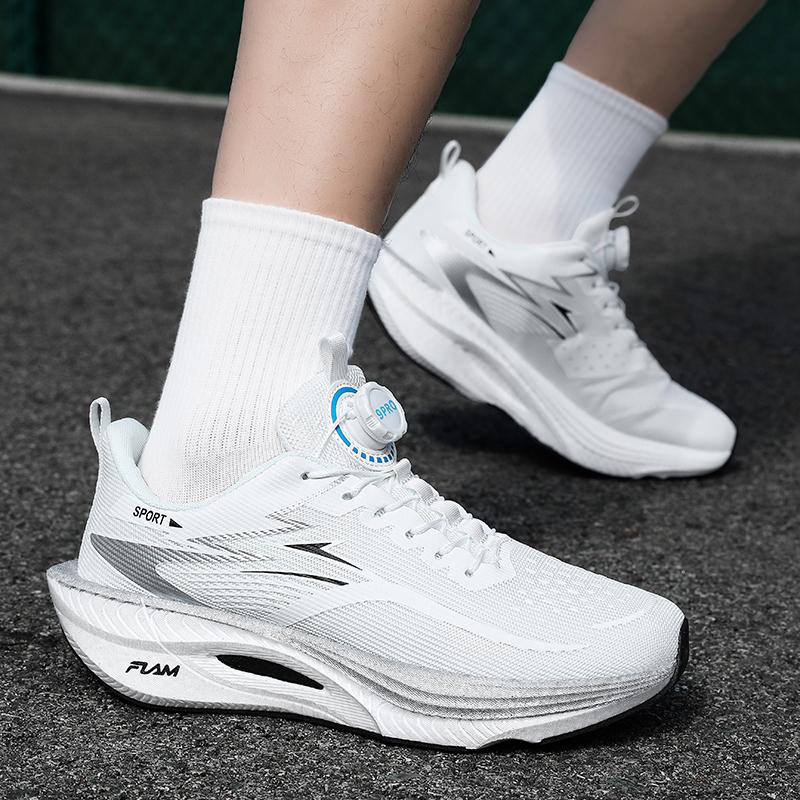 Outdoor Running Shoes Men Lightweight Anti-slip Wear-resistant Casual Shoes Men Lace-up Sports Marathon Sport Shoes Men