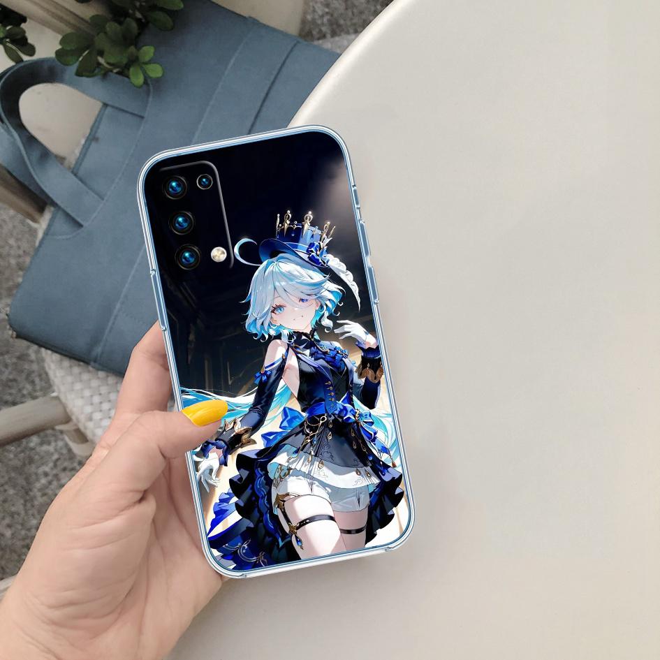 

LO47 Genshin Impact Прозрачный мягкий чехол для телефона Samsung Galaxy A04 A04S A14 A23 A34 A54 M23 M33 M52 M53 Galaxy A23 5G