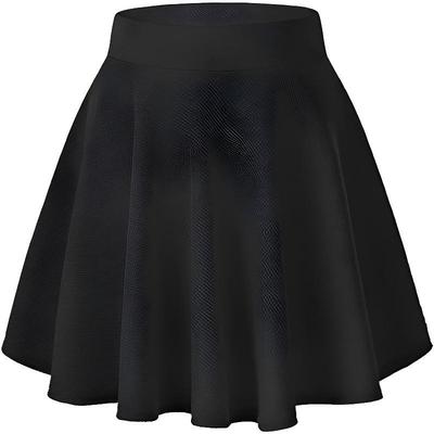 European & American Women's Versatile Stretchy Flared Mini Skirt - Casual Skateboard Skirt