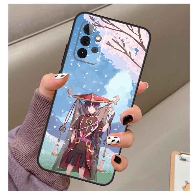 Scaramouche Genshin Impact Case For Samsung Galaxy A33 A13 A53 A34 A54 A14 A15 A16 A26 A36 A56 A12 A32 A52 A06 A35 A55