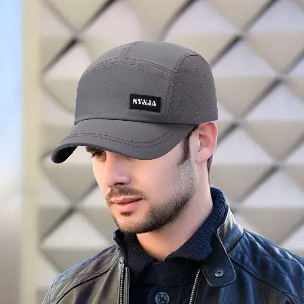 New Breathable Baseball Cap Lightweight Soft-Top Camping Hat Quick-Drying Sunscreen Cap Summer
