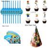 Toy Story Buzz Woody Bo Peep Geburtstagsfeierzubehör mit bunten Tellern, Bechern und Bannern für die ultimative Feier