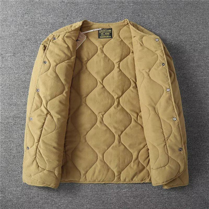 Men's Retro Trendy Warm Padded Jacket - 2023 Autumn/Winter Thickened Cotton Style