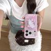 Magnetic Horse Bracket - Pink Camera Compatible with iPhone 17/16 Pro Max/15/14 Trendy Case