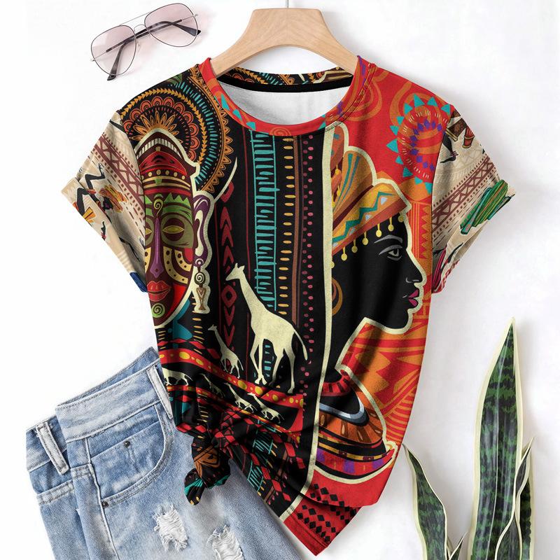 

Ретро женская футболка летняя с круглым вырезом и короткими рукавами, из дышащей легкой ткани, повседневная L