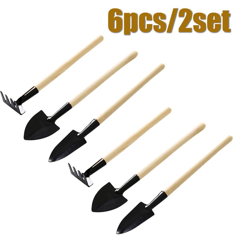1PC/1Set Mini Gardening Tools Set Portable Small Gardening Tool With Handles Shovel Rake Indoor Gardening Planting Flower Tools