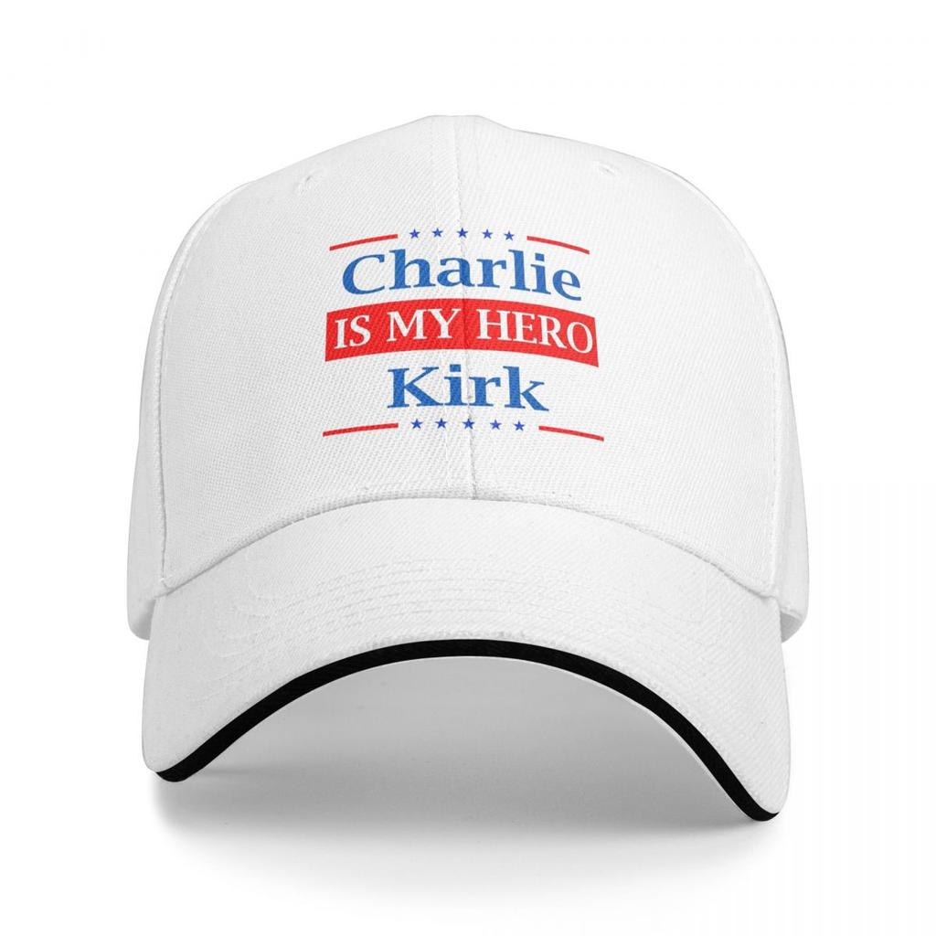 Charlie Kirk Is My Hero American Patriot Baseball Caps Snapback Baseball Hats Breathable Casual Casquette Outdoor Unisex