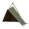 YAJIN CRAFT Tipi-Zelt, Grün, Einmastzelt, TC-Zelt mit Einmastschürze, Solo-Camping, Einfacher Aufbau, Militärzelt