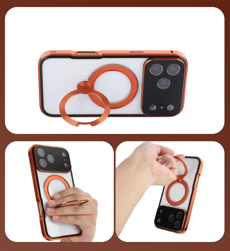 Magneto Magnetische Metallhülle mit drehbarem Ständer für iPhone 17 Pro