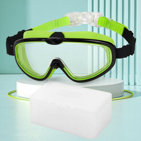 Children's Swimming Goggles Anti-Fog Waterproof Pool Glasses High-Definition Clear View Swim Goggles for Kids 6-14