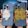 Retro Denim Pattern Soft Phone Case for iPhone 16 16E 17 Air 15 Pro Max 14 Plus 13 Mini 11 12 7 Black Cover Back Shell