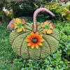 Good-Metal Pumpkin Garden Stake Fall Decor Decorative Rustic Pumpkin Yard Stake Sign Yard Decor Outdoor Thanksgiving